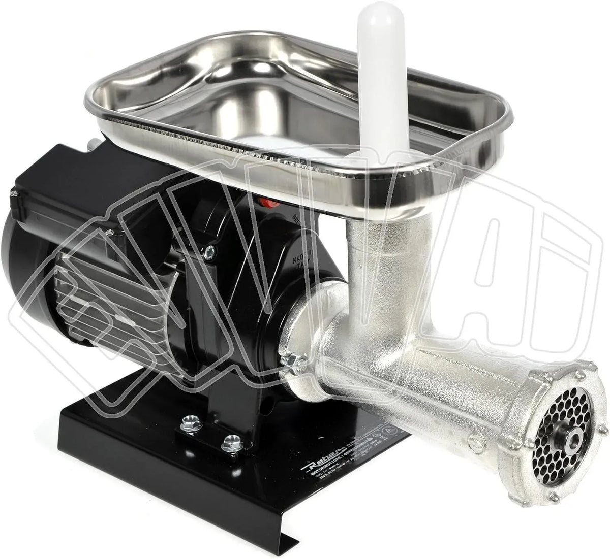 REBER 9500N N.22 Argento/Nero, 9500N Tritacarne N