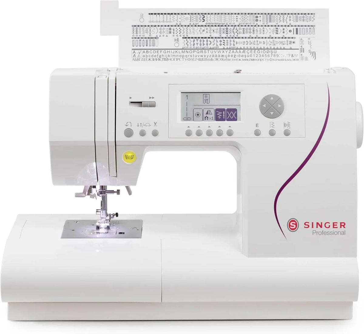 C430 DE COSER PROFESSIONAL BLANCA, SINGER MÁQUINA