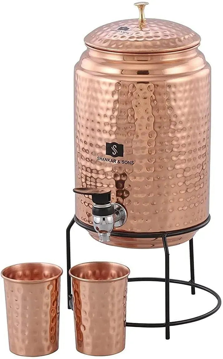 Dispenser, supporto, 5 L, per la salute del rame, SHANKAR
