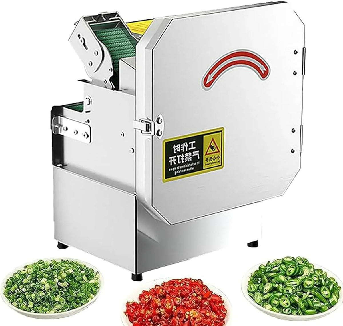 affettatrice, affettatrice per alimenti, industriale, acciaio inox, per verdure