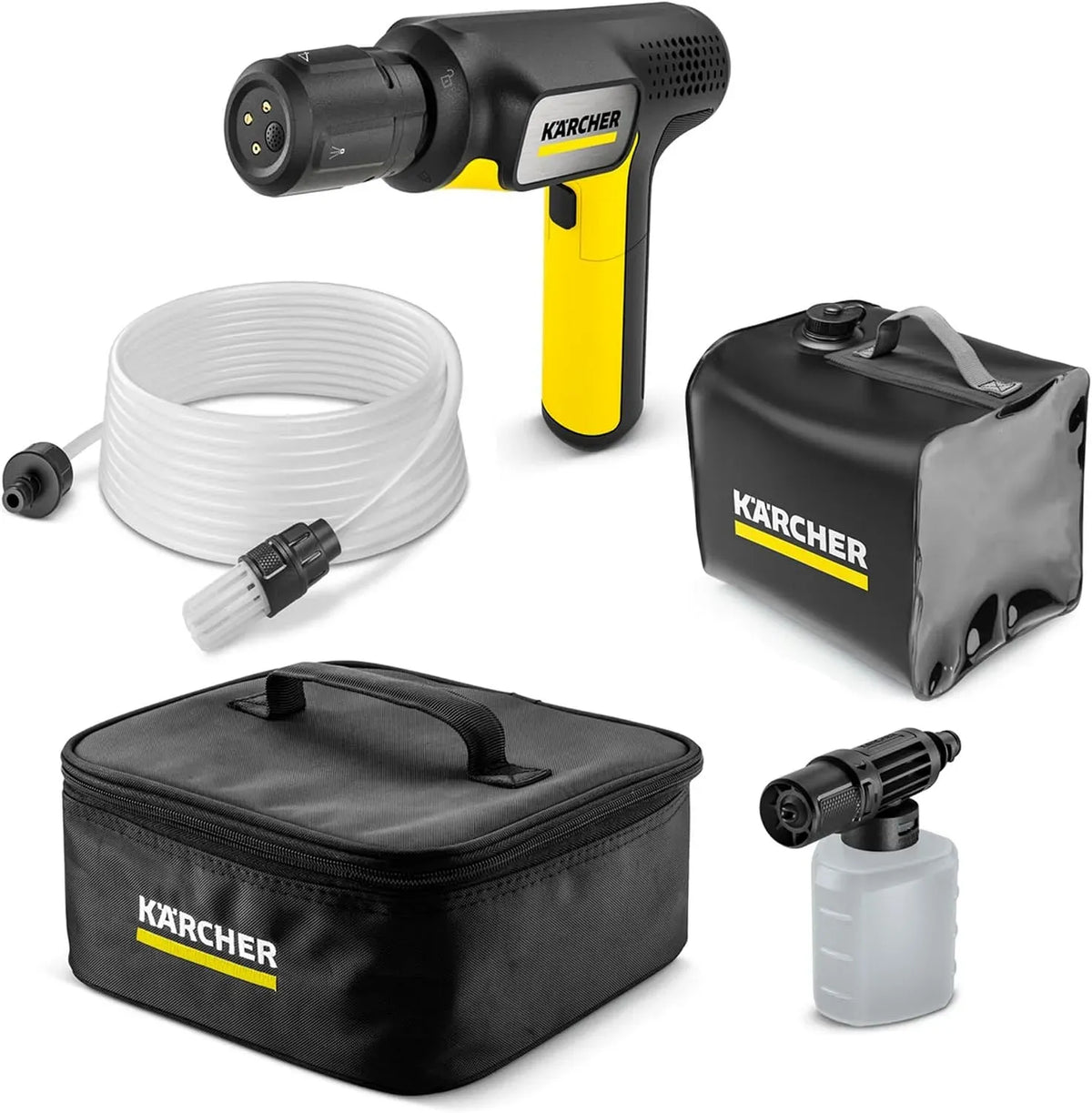 Kärcher Idropulitrice, USB, max 15 bar, 4 in 1 Multi Jet, 150 l/h, peso 0,8 kg, porta USB-C