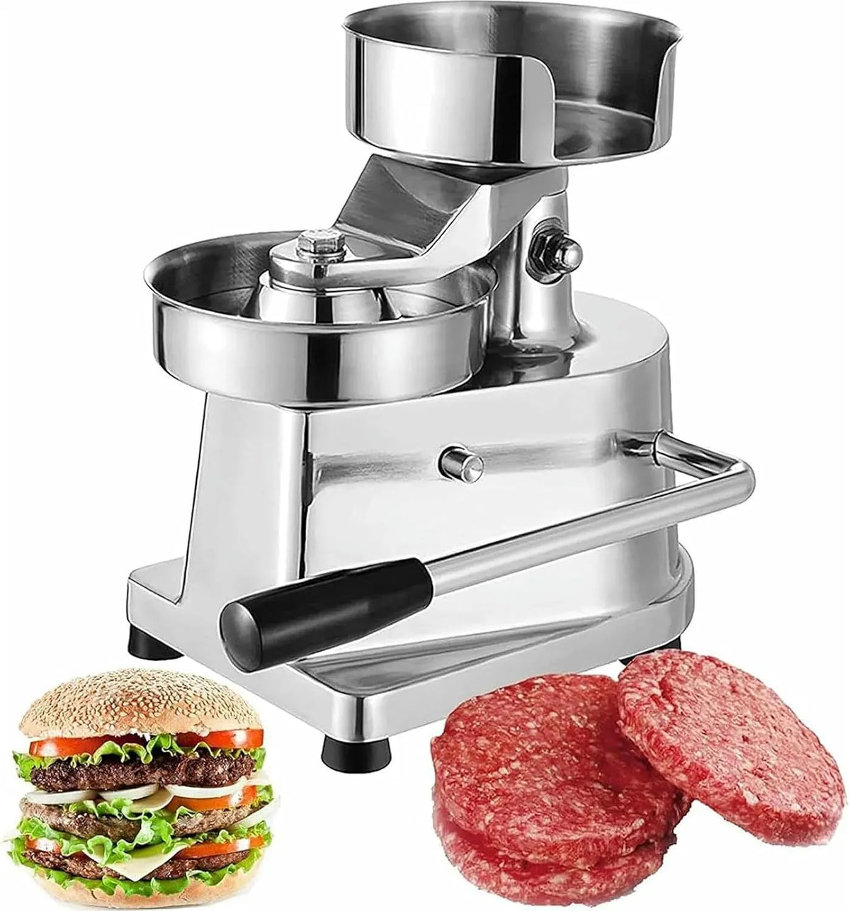 Macchina Per Hamburger, Pressa, professionale, acciaio inox, per Hamburger e Macchina Per Hamburger Commerciale Durev