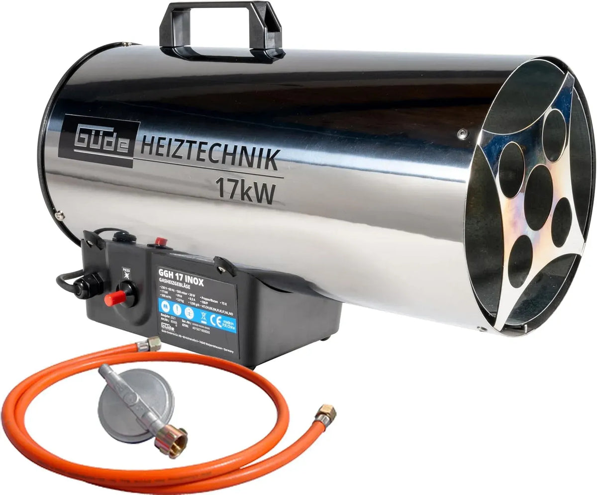 Ventilatore, 50 Hz, 17 kW, 230 V, Güde GGH17, acciaio inox, 85006