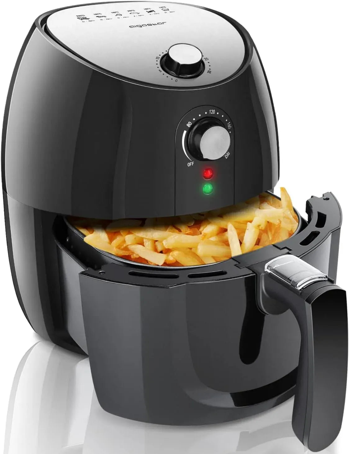 Friggitrice ad aria 30LDX, 3.2 L, 1500 W, rivestimento antiaderente, BPA FREE, incluso cestello ESTRAIBILE per la frittura, pandella antiaderente