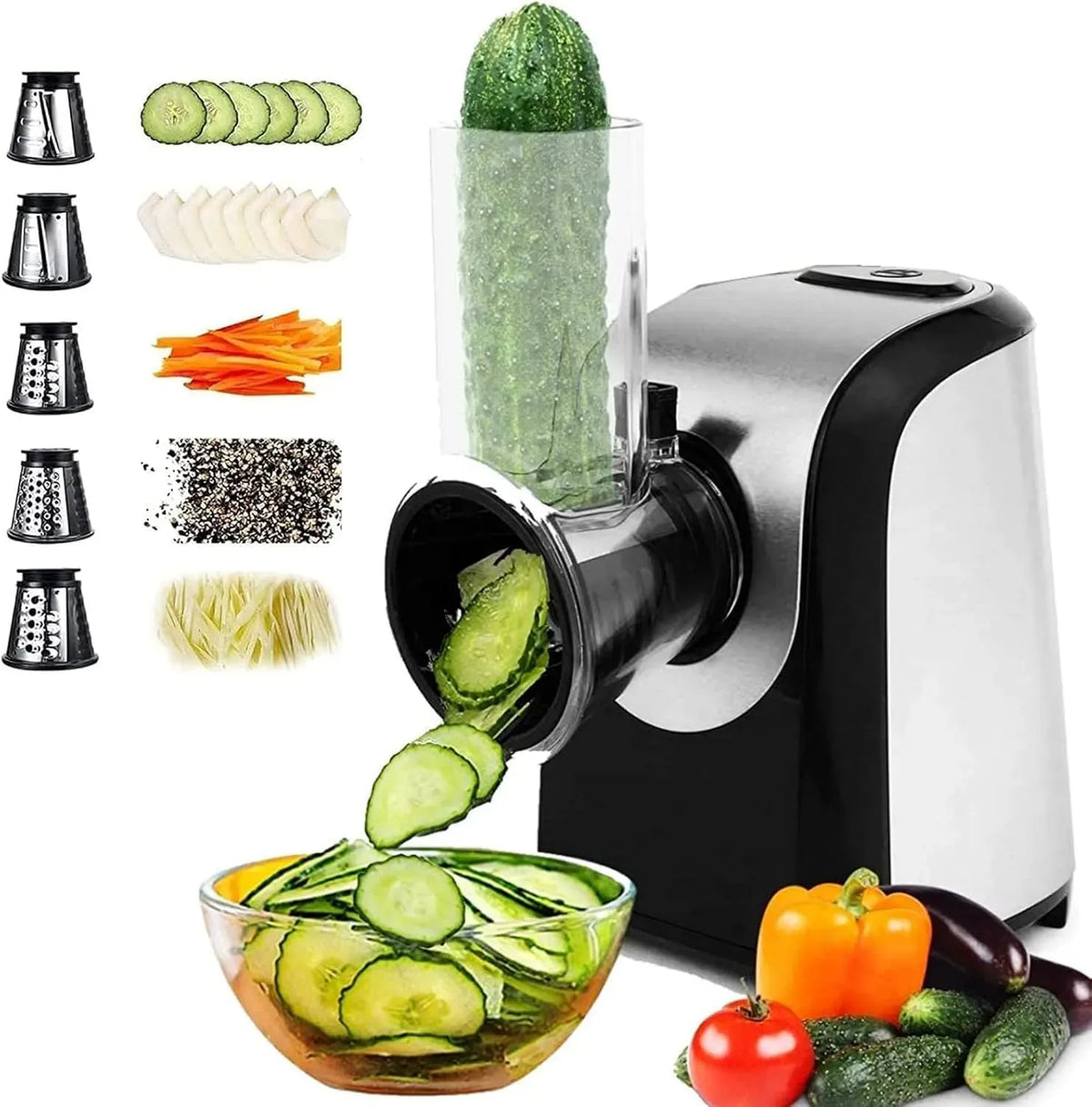 Affettatrice, affettatrice per alimenti, per verdure