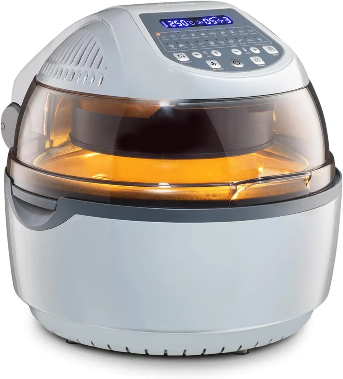 Klarstein Friggitrice ad aria, 7,75 L, 1400 W, 20 programmi, argento, Controllo con App