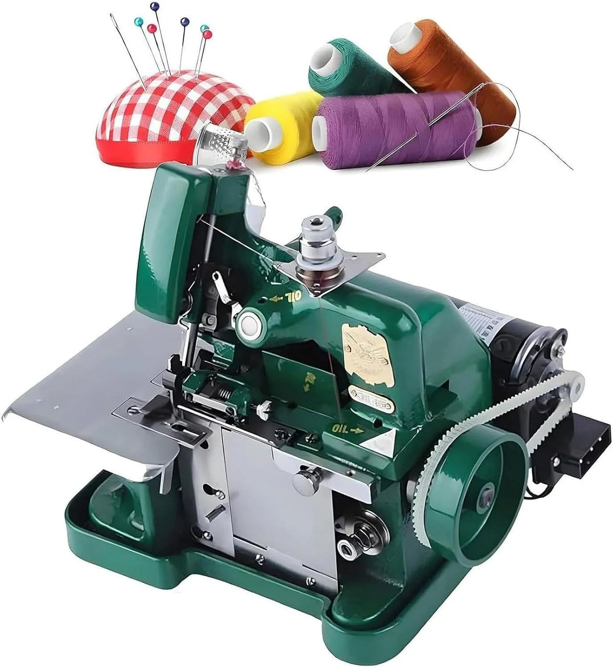 Macchina da cucire, macchina per cucito elettrica, 250 W, 3,2 mm, professionale, per uso domestico e professionale