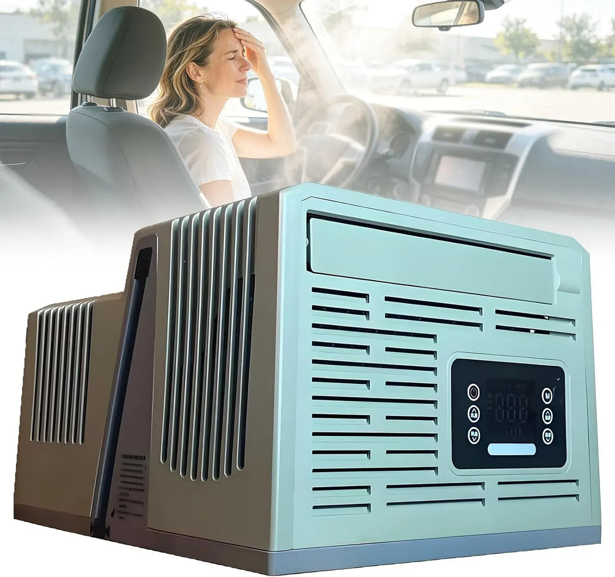 Condizionatore, portatile, 6,88 kg, climatizzatore, Climatizzatore Portatile Leggero 6,88 kg Dotato Condizionatore da Finestra