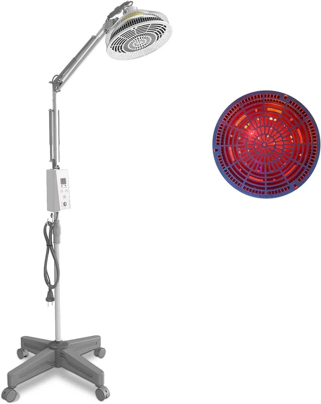 supporto, lampada, 275 W, timer, rosso, per terapia con supporto, YUNCHI