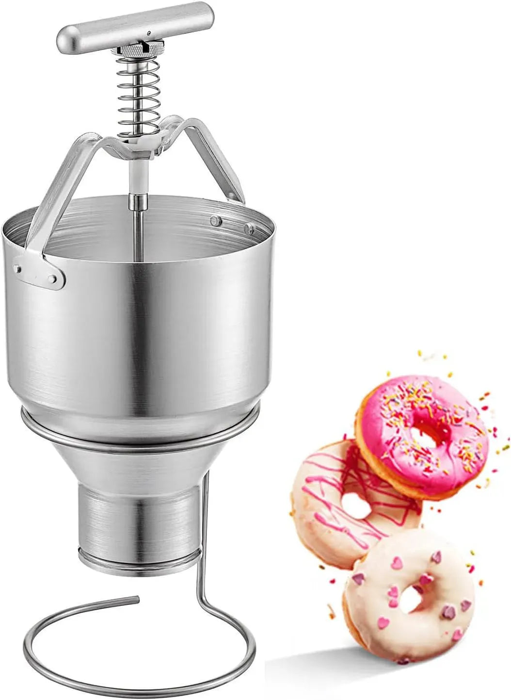 Macchina per ciambelle 300/H, 3 L, donut maker, dimensione ciambelle 50~90 mm, Dosatore manuale per ciambelle da 3 litri