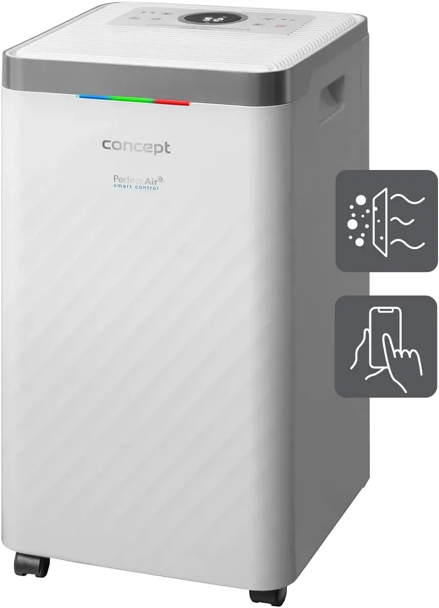 Concept OV2012 Purificatore d'aria, 210 W, 45 dB, timer, timer 4 modalità di funzionamento tramite app 45 dB, sistema di filtraggio a 4 livelli