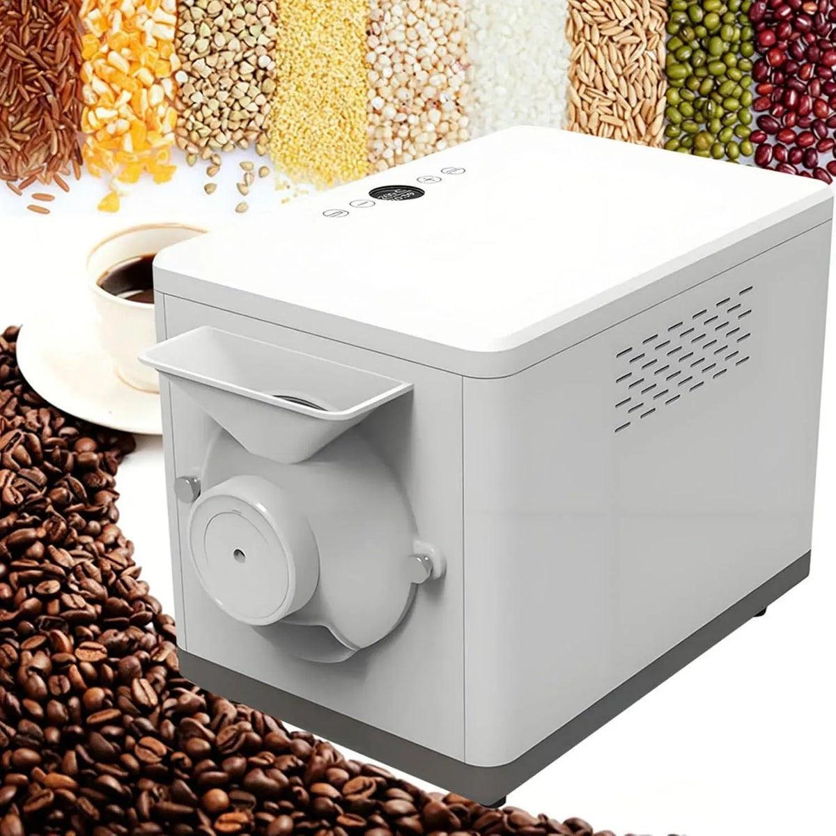 Tostatrice Elettrica for Chicchi di caffè, Tostatrice for caffè, Tempi E Temperatura Regolabili, per Sesamo
