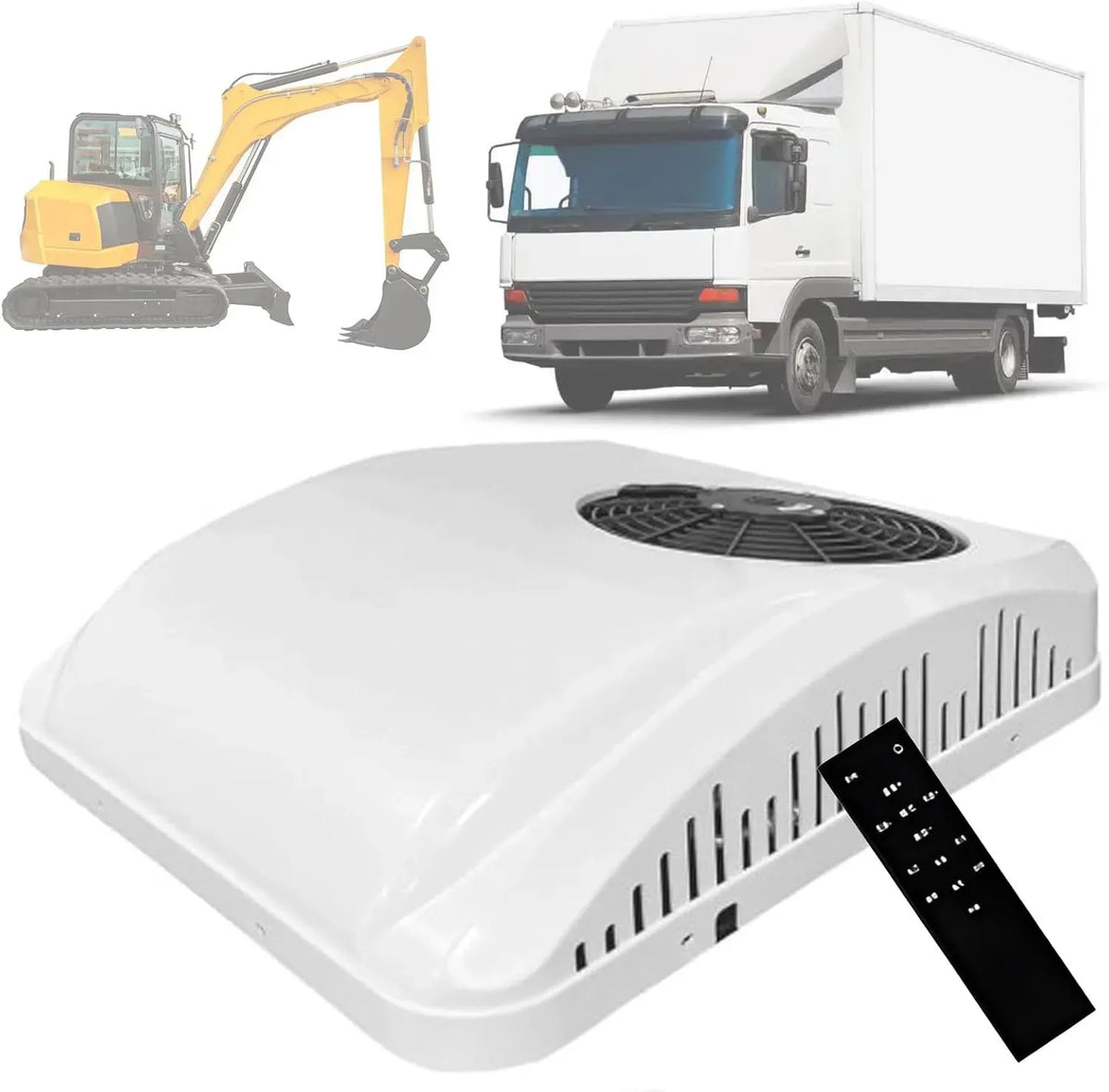 Condizionatore V 24, 12 V, climatizzatore, condizionatore da tetto per auto e camper, raffreddamento rapido ultra silenzioso