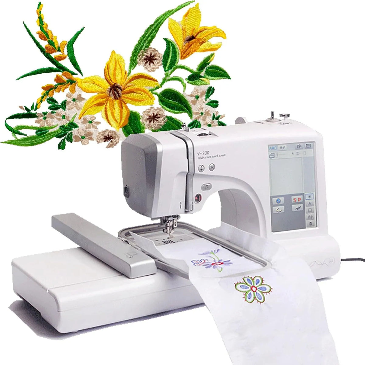 X 9 Macchina da Ricamo, Macchina da Cucire, macchina per cucito elettrica, ricamatrice elettrica, USB