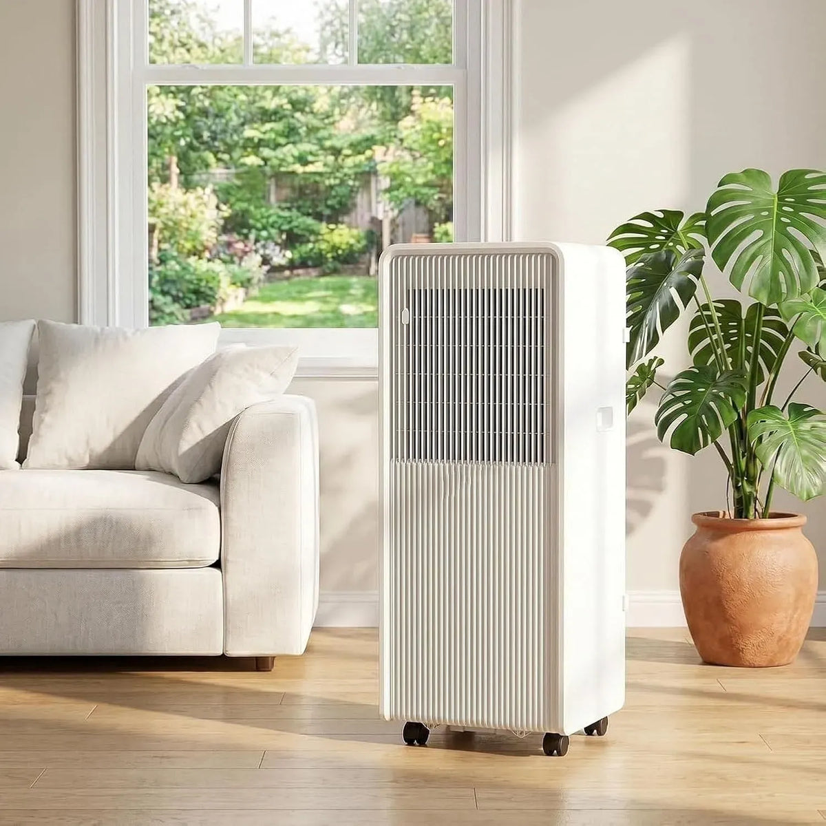 Condizionatore, portatile, oscillazione, deumidificatore e Oscillazione per stanze Grandi, 10000 Btu