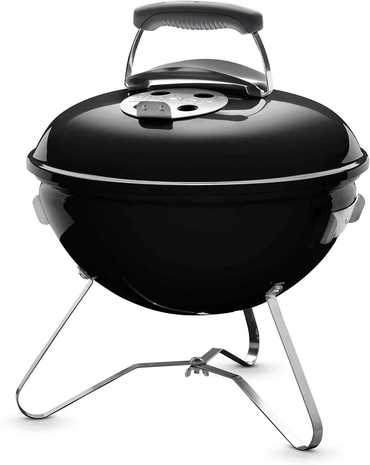 Barbecue, 37 cm, portatile, nero, braciere, Weber Barbecue a carbone Smokey Joe / Design portatile