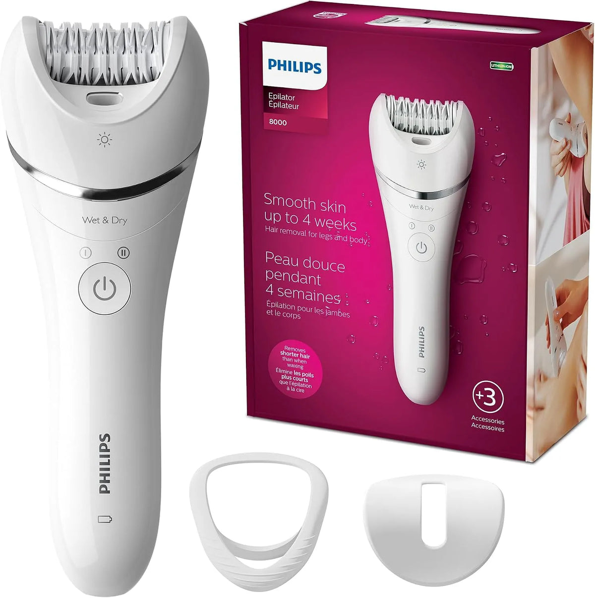 Philips Serie 8000 Accessorio per elettrodomestico, pannello IPS, 1 conteggio, confezione da 4