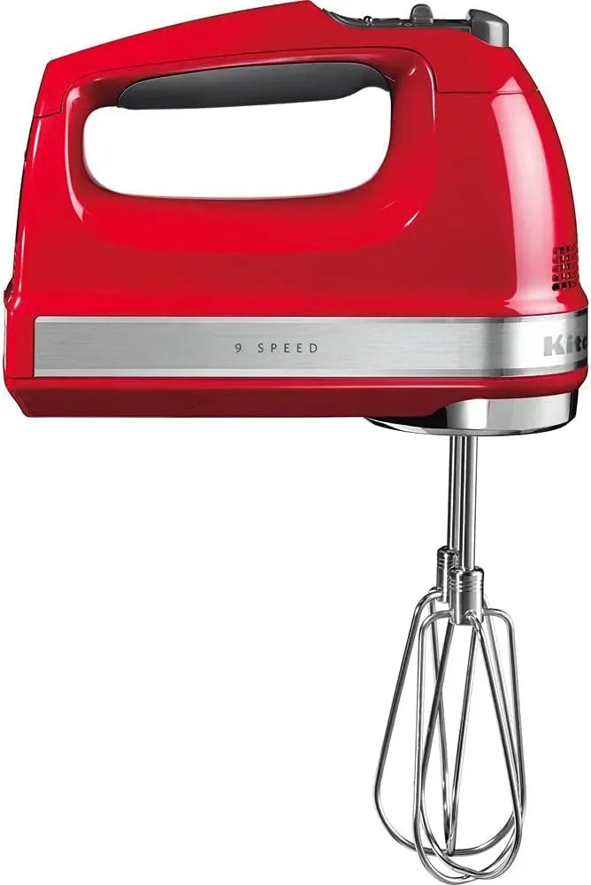 KitchenAid Lavastoviglie, rosso, Sbattitore elettrico 9 velocità, Indicatore LED