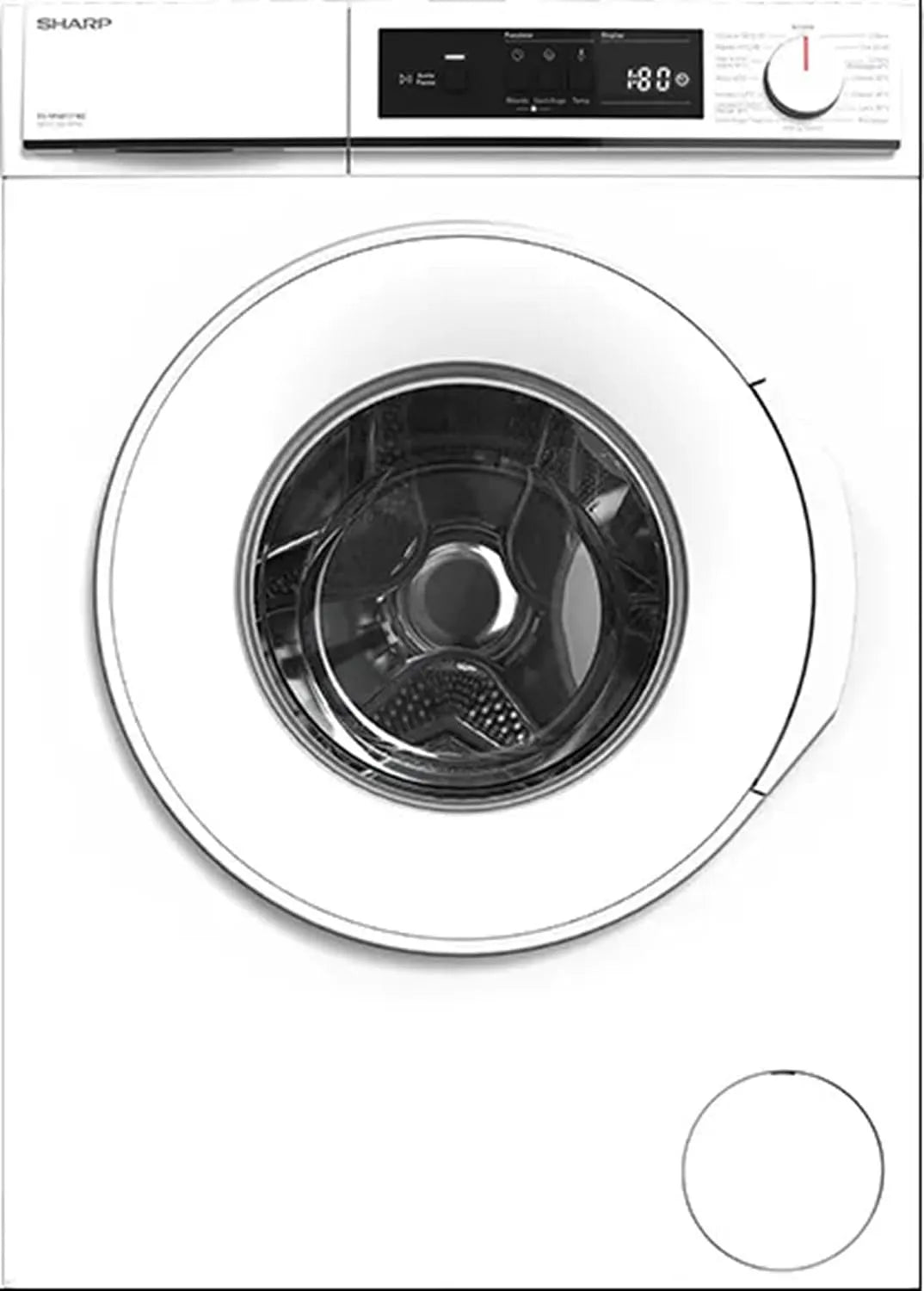 Sharp ES-NFA8121WD Lavatrice, 8 kg, classe energetica E, 1200 giri