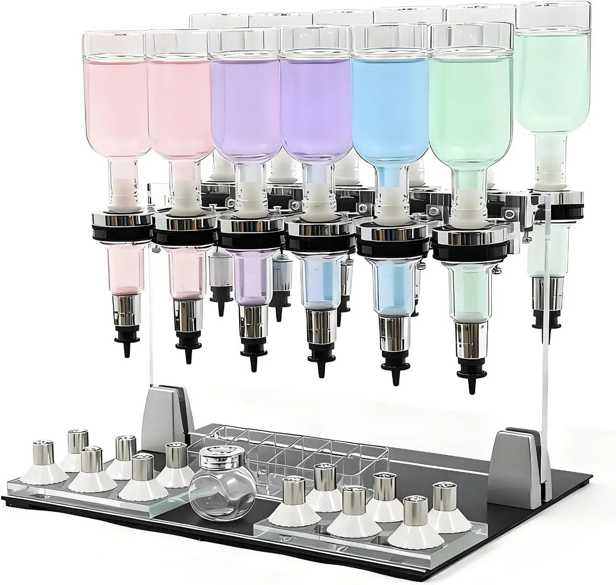 dispenser, bottiglia, Supporto, 200 ml, vetro, per dispenser manuale di profumo con 12 teste