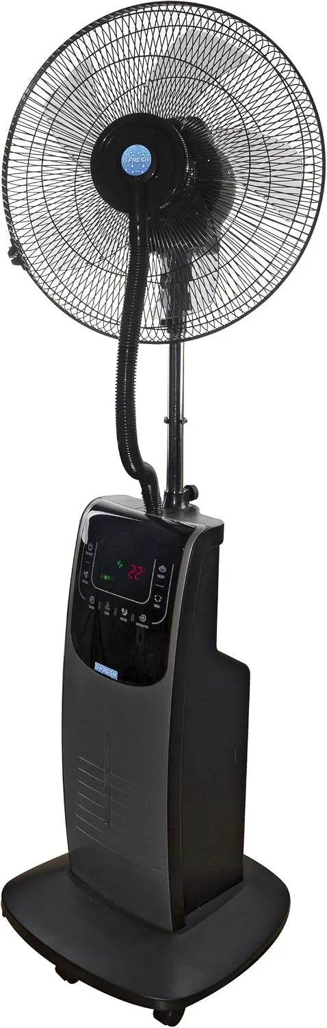 Ventilatore, 135cm, O'FRESH, ventola per circolazione dell'aria, Ventilatore nebulizzatore per interni 135cm