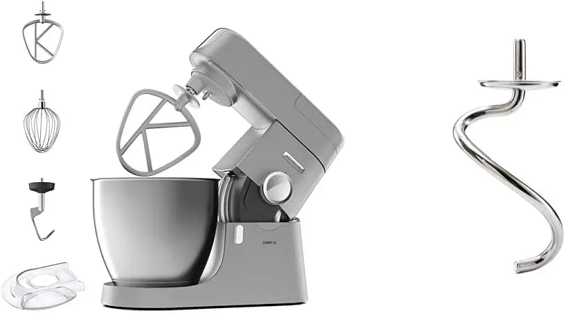 Kenwood KVL4100S KAT72.000SS 3 Ganci di Miscelazione & Küchengeräte KAT72, per Gancio per impastatrice adatto per tutte le macchine da cucina