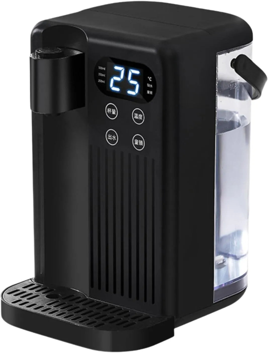 Bollitore elettrico, KESOTO, portatile, nero, bollitore per bevande, Dispenser di Acqua Calda istantanea