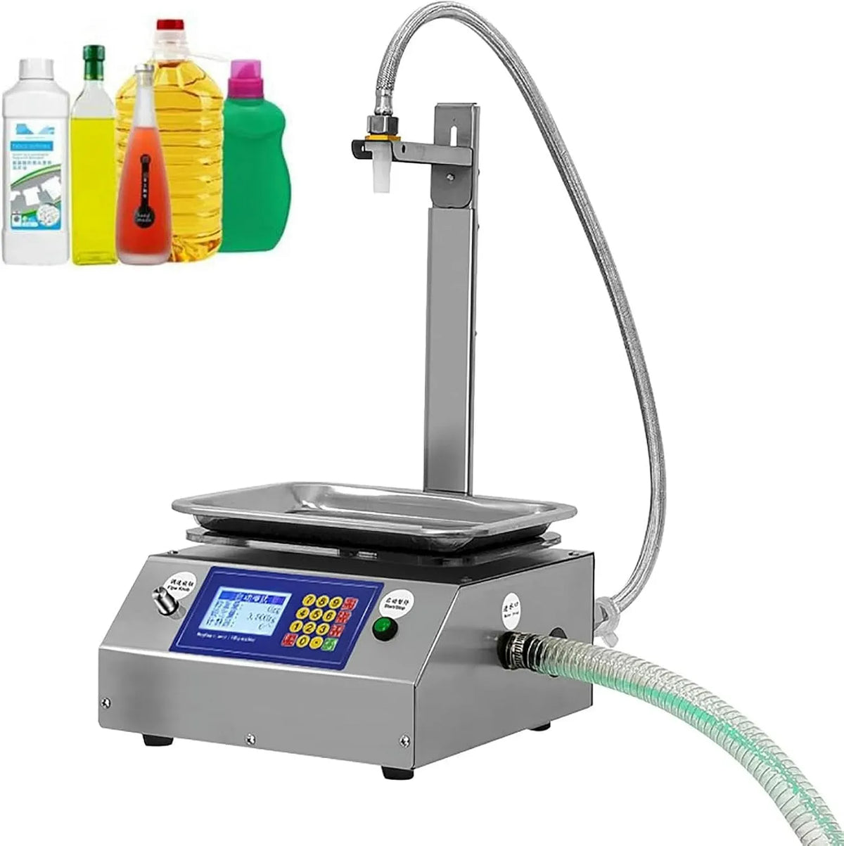 Pompa, 3,2 L, 1000 g, per Olio, Macchina riempitrice di liquidi da 8 a 1000 g