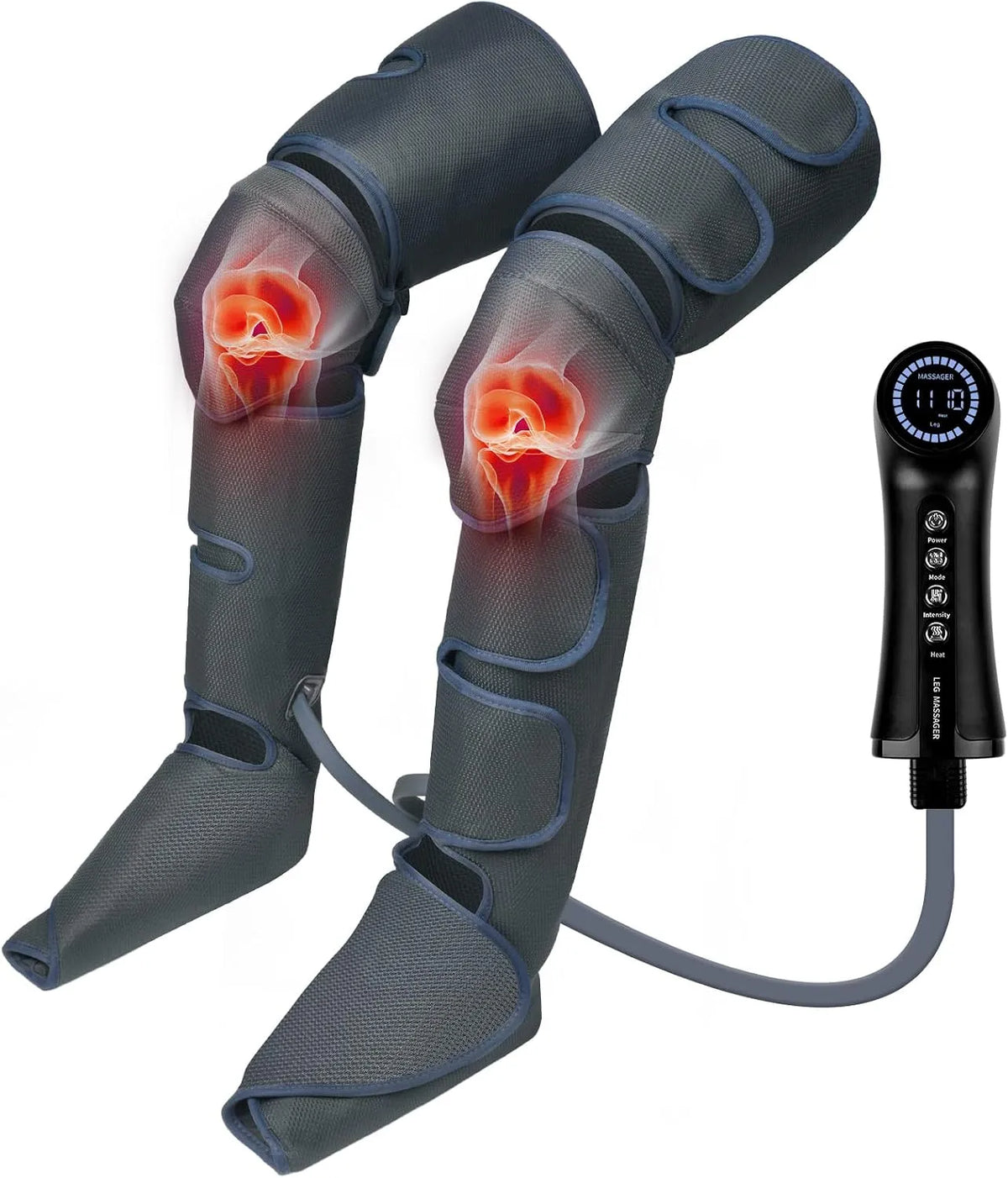 Massaggiatore, funzione riscaldante, per gambe