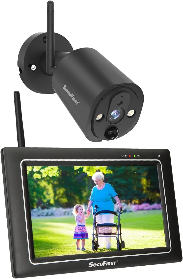 Monitor, esterno, schermo per PC, SecuFirst Kit Telecamere Videosorveglianza Esterno