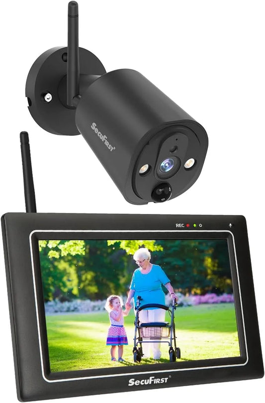 Monitor, esterno, schermo per PC, SecuFirst Kit Telecamere Videosorveglianza Esterno
