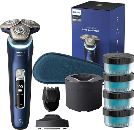 Philips Series 9000 supporto, Rasoio, pannello IPS, blu, per uomo blu