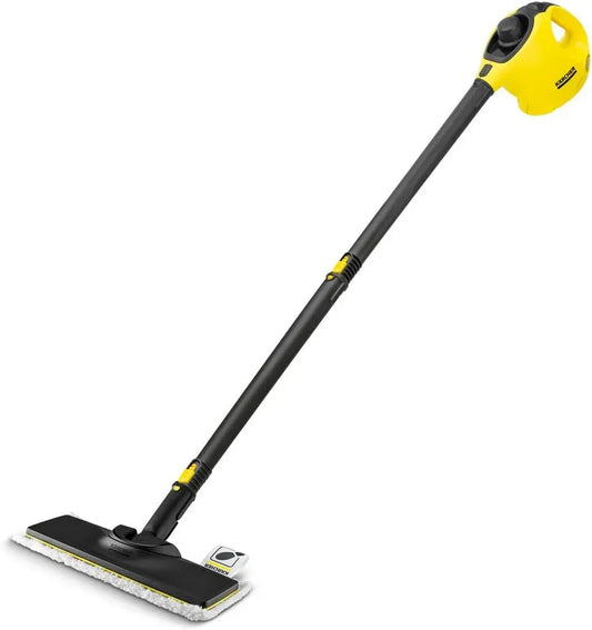 Kärcher SC 1 Pulitore a vapore, 1200 W, ampio serbatoio, uso su pavimenti, cucina, auto, finestre e divano, Pronto in 3 min, Serbatoio 200 ml
