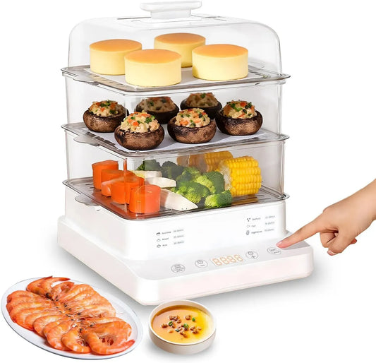22L/23QT macchina per la, 800 W, 22 L, timer, vapore, professionale, ristoranti, acciaio inox, per alimenti da 22L/23QT