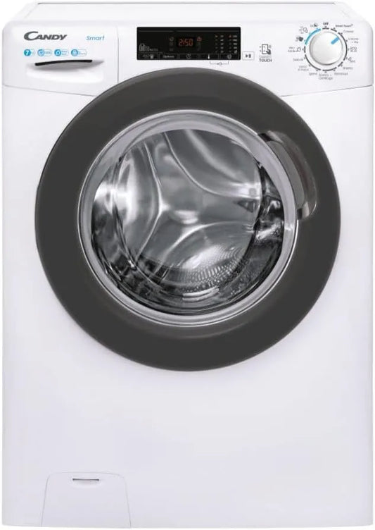 Lavatrice, 45 cm, 7 kg, classe energetica D, Lavatrice CSS4127TRE/1-11, vapore, stretto