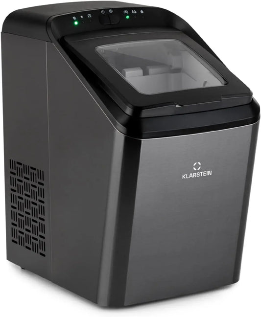 Klarstein Macchina del ghiaccio, 2.9 L, professionale, Fabbricatore Ghiaccio Secco Alimentare 15kg