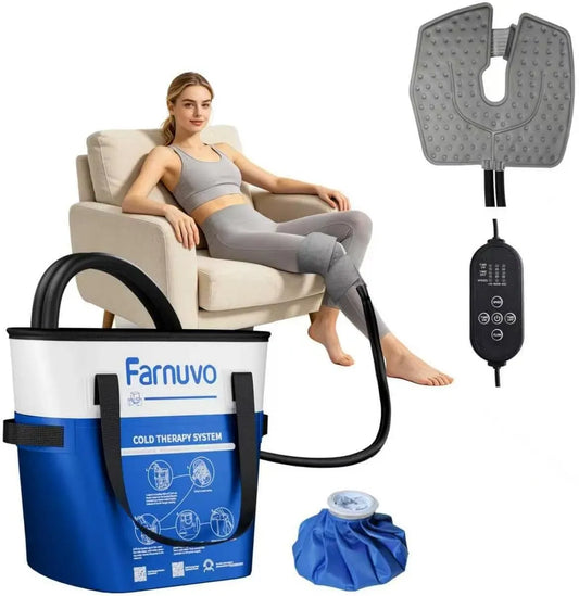 Macchina del ghiaccio, portatile, timer, produttore di ghiaccio, per recupero di interventi chirurgici al ginocchio e lesioni sportive