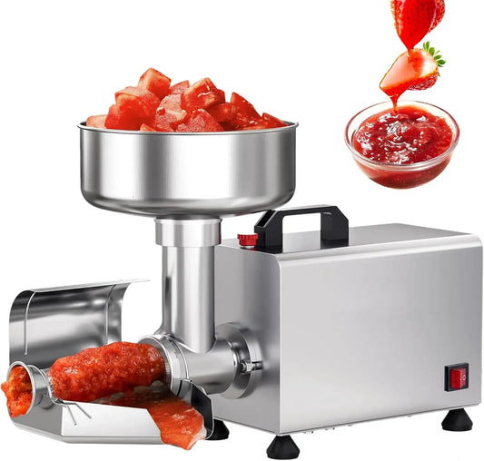 Macchina per marmellate, 450 W, 150 kg, acciaio inox, per marmellate in acciaio inox da 450 W, 8,5 pollici