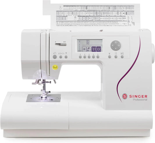 C430 DE COSER PROFESSIONAL BLANCA, SINGER MÁQUINA