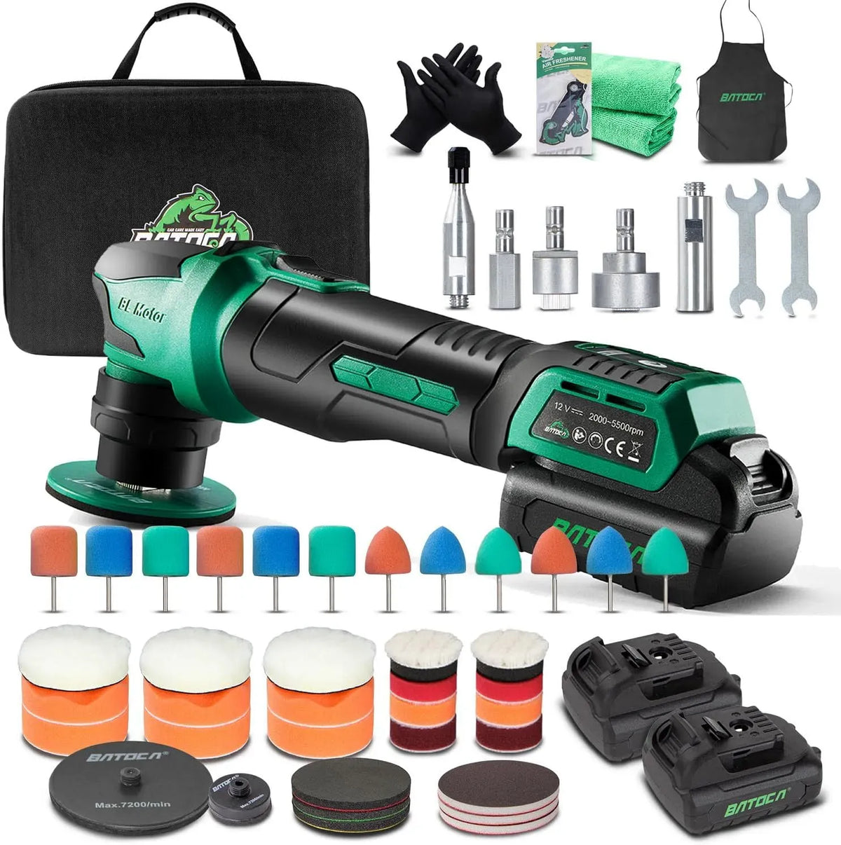 Lucidatrice, Batteria, Motore, lucidatrice elettrica, professionale, BATOCA