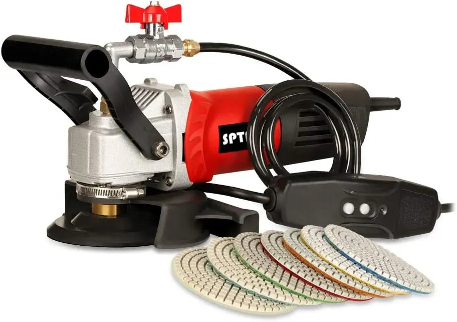 SPTA 230V Lucidatrice, lucidatrice elettrica, 800 W, 230 V, per Pietra con velocità variabile