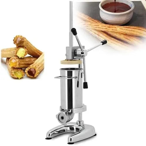 Macchina per ciambelle, donut maker, professionale, acciaio inox, Churro Maker commerciale con 5 stampi