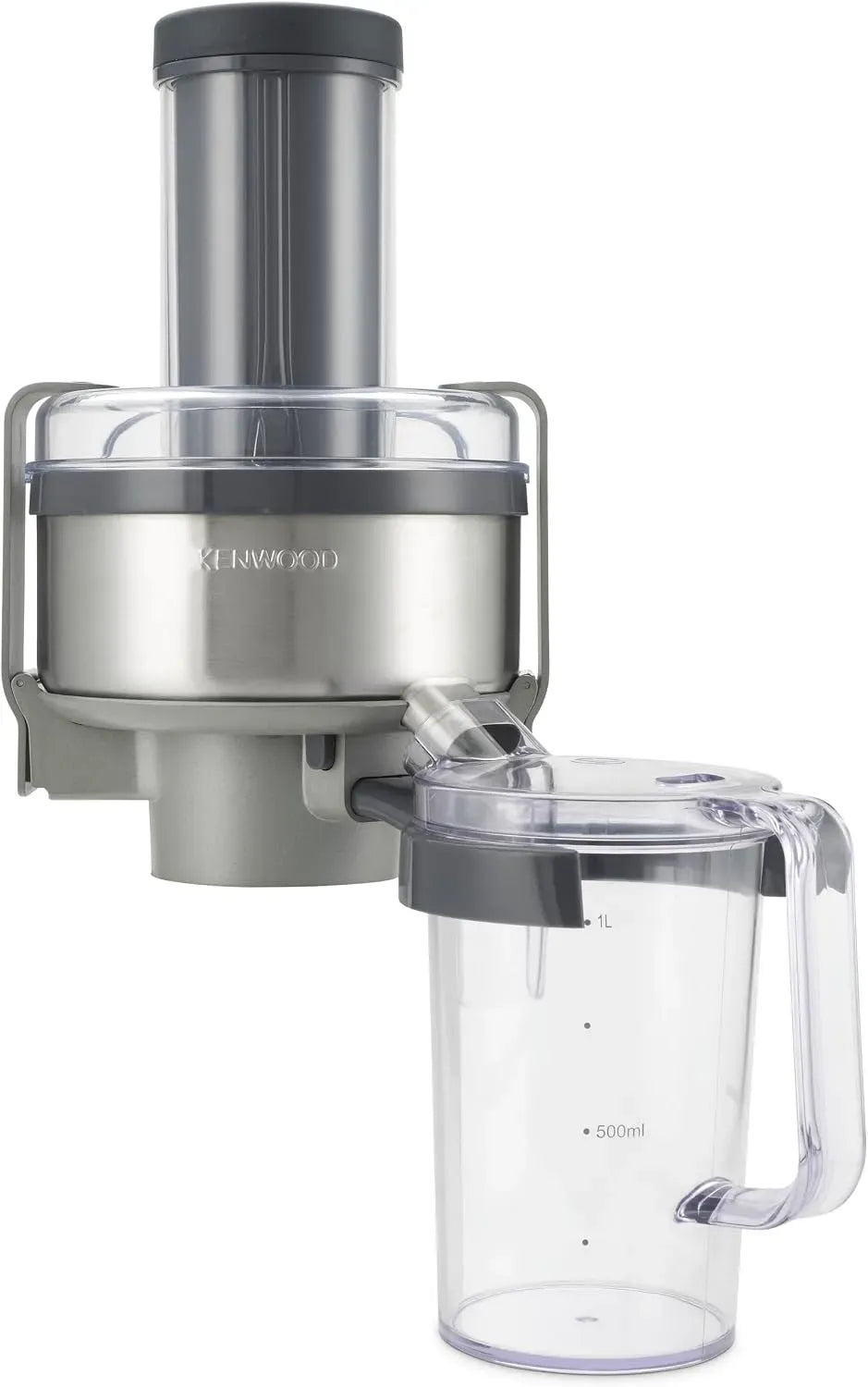 Kenwood AT641 Centrifuga, 1 L, acciaio inox, argento, In dotazione caraffa da 1L per raccogliere il succo