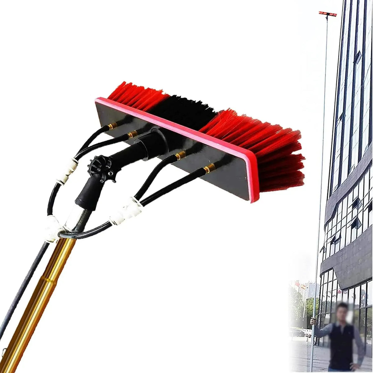 spazzola, pulitore, 55 cm, 15 m, esterno, per vetri