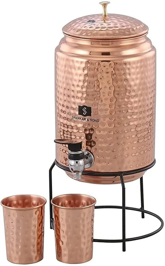 Dispenser, supporto, 5 L, per la salute del rame, SHANKAR