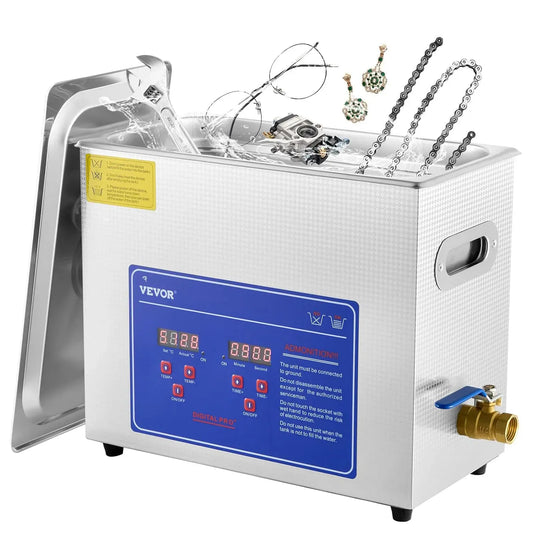 VEVOR Macchina per la, Riscaldatore, 6 L, timer, professionale, acciaio inox, funzione riscaldante