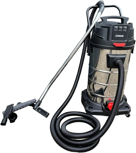 Aspirapolvere, 100 L, 3000 W, industriale, aspiratore elettrico domestico, a umido e secco