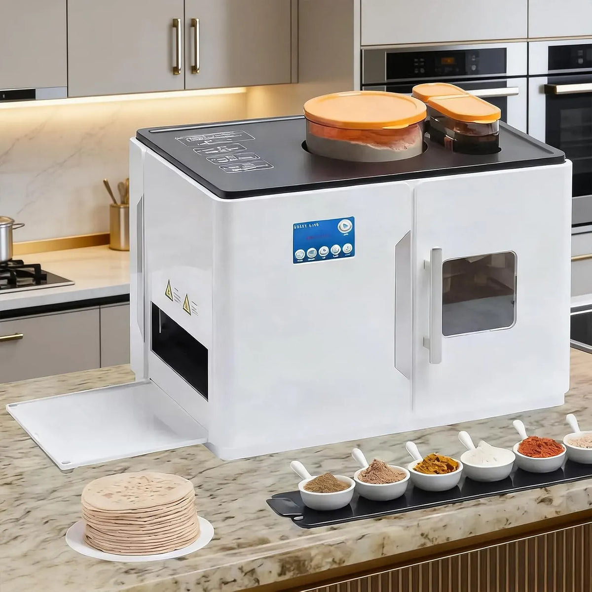 pressa, 20 pezzi, per Roti Chapati, automatica