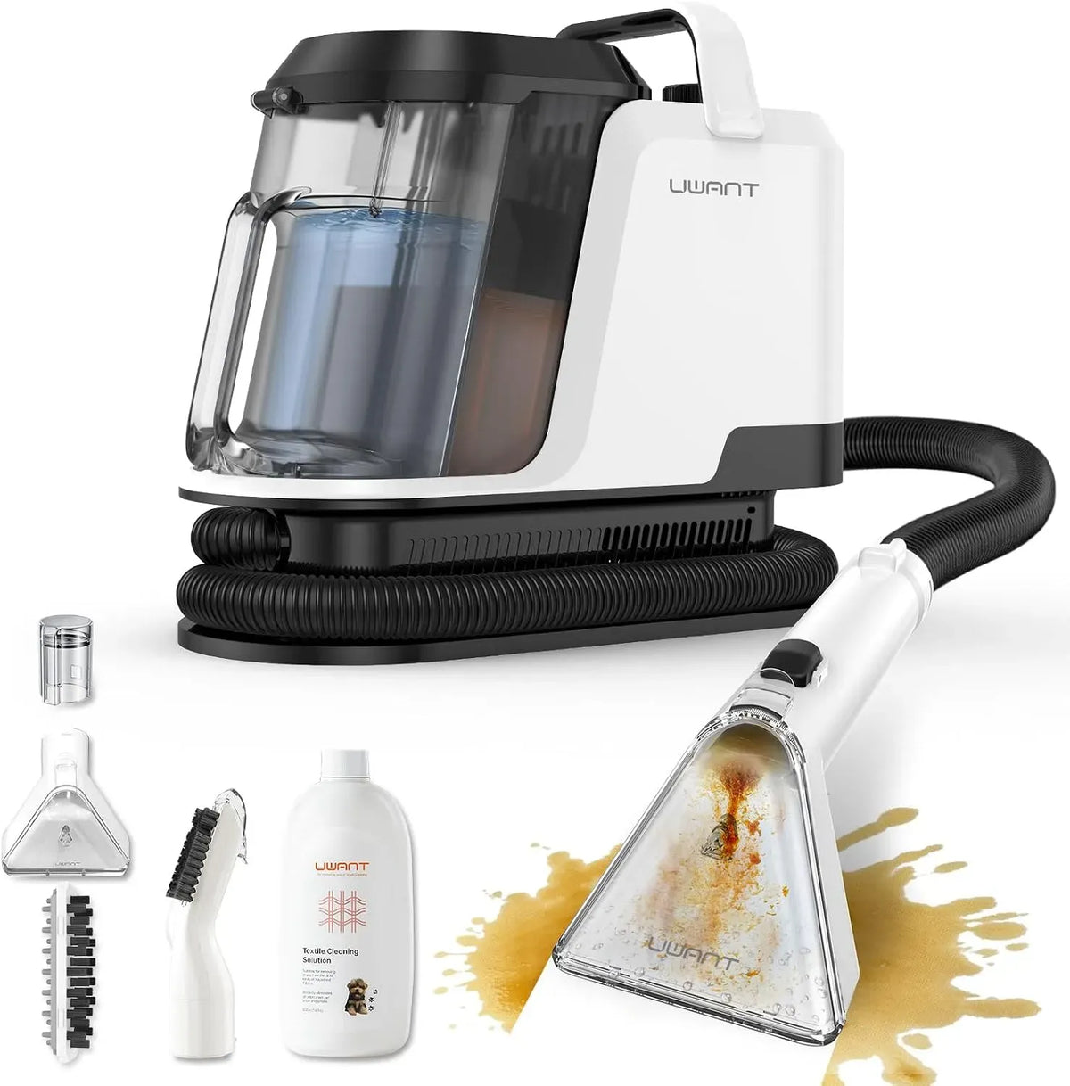 Y100 Lavatappeti e Divani Lava&Asciuga, 1.2 L, 600W 18kPa 2 Serbatoi da 1