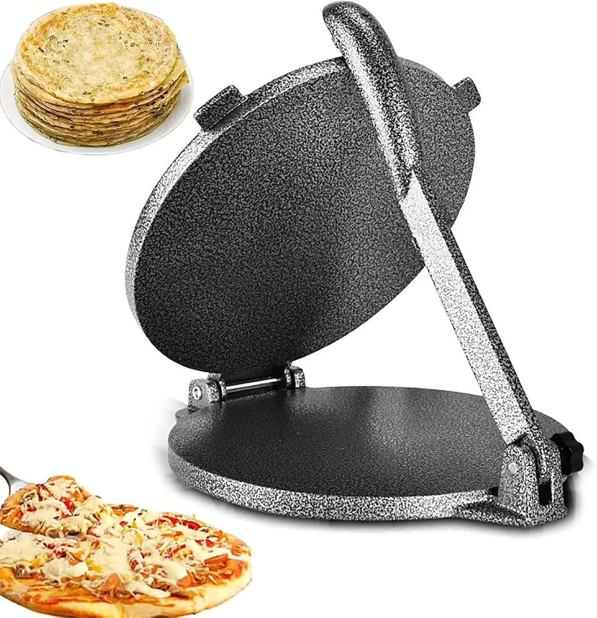 Macchina per Tortillas, Pressa, pizza, alluminio, per Impasto per Pizza